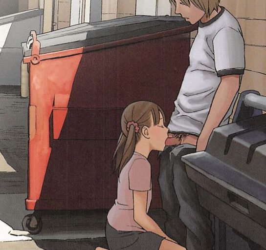 【アナル漫画】エロくないタッチの美しい少女がハードコアな肛門性交する神作